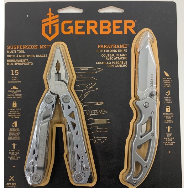 Gerber Suspension NXT 15-in-1 Multi-Tool with Pocket Clip New in Package 
