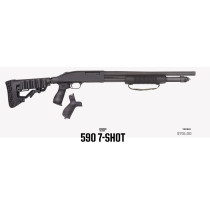 Mossberg 590 Flex 12 Gauge 18.5" 7 Shot Combo Shotgun 50691
