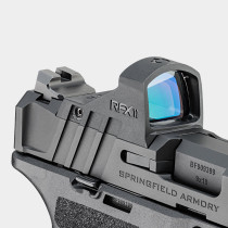 Springfield Echelon 4.5F Comp 9mm PIstol With Viridian RFX11 Green Dot Optic EC9459B-COMP-PAC