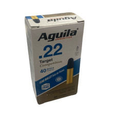 Aguila Target Competition 22LR 40 Grain Lead Ammunition (1080 FPS)