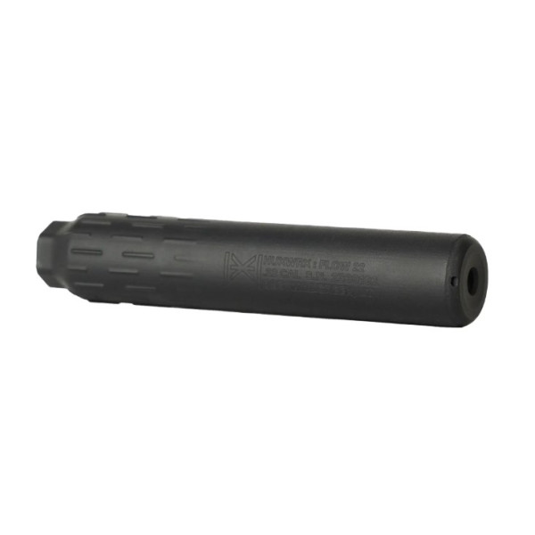 HUXWRX FLOW 22Ti Matte Black 1/2x28 Suppressor (3076)