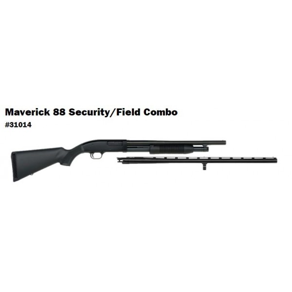 Mossberg Maverick 88 Security / Field Combo 12 Gauge 18.5" & 28" Barrels 31014