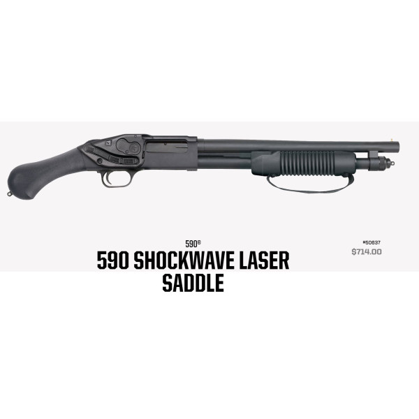Mossberg 590 Shockwave Laser Saddle 20 Gauge 14" Shotgun 50637