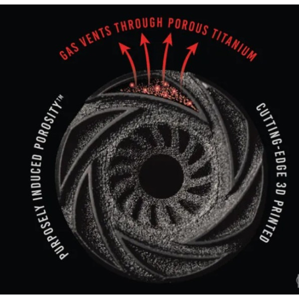 PTR Vent 3 5.56 3D Printed Titanium Suppressor