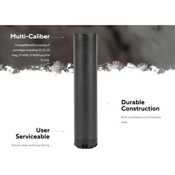 SilencerCo Sparrow 22LR Rimfire Suppressor (SU75)