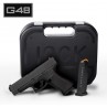 GLOCK 48 9mm Pistol With 2-10 Round Magazines (Black) 