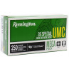 Remington UMC 38 Special 130 Grain FMJ Ammunition 250 Rounds Mega Pack L38S11A