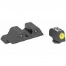Trijicon HD GLOCK 17 19 22 23 31 32 34 35 Night Sights With Yellow Outline Front GL101Y